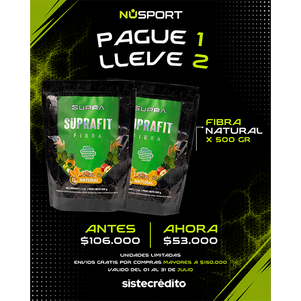 Pague 1 Lleve 2 Fibra